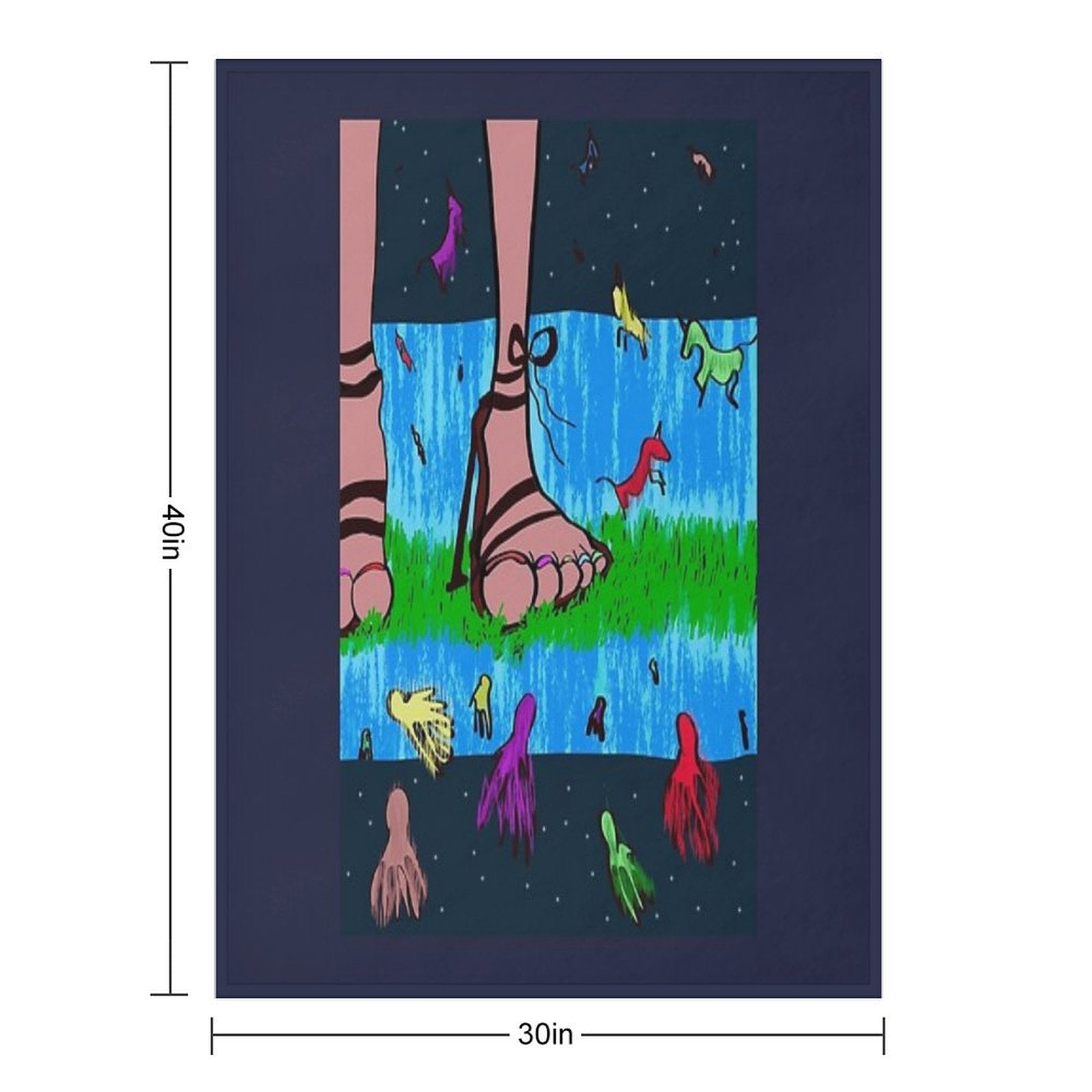 Day Dreaming Machine-washable Throw Blanket