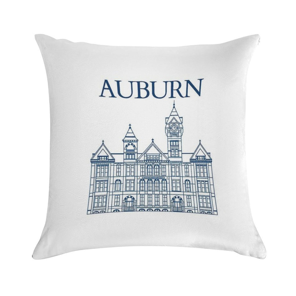 Samford Hall Soft Decorative Cover Throw Pillow
