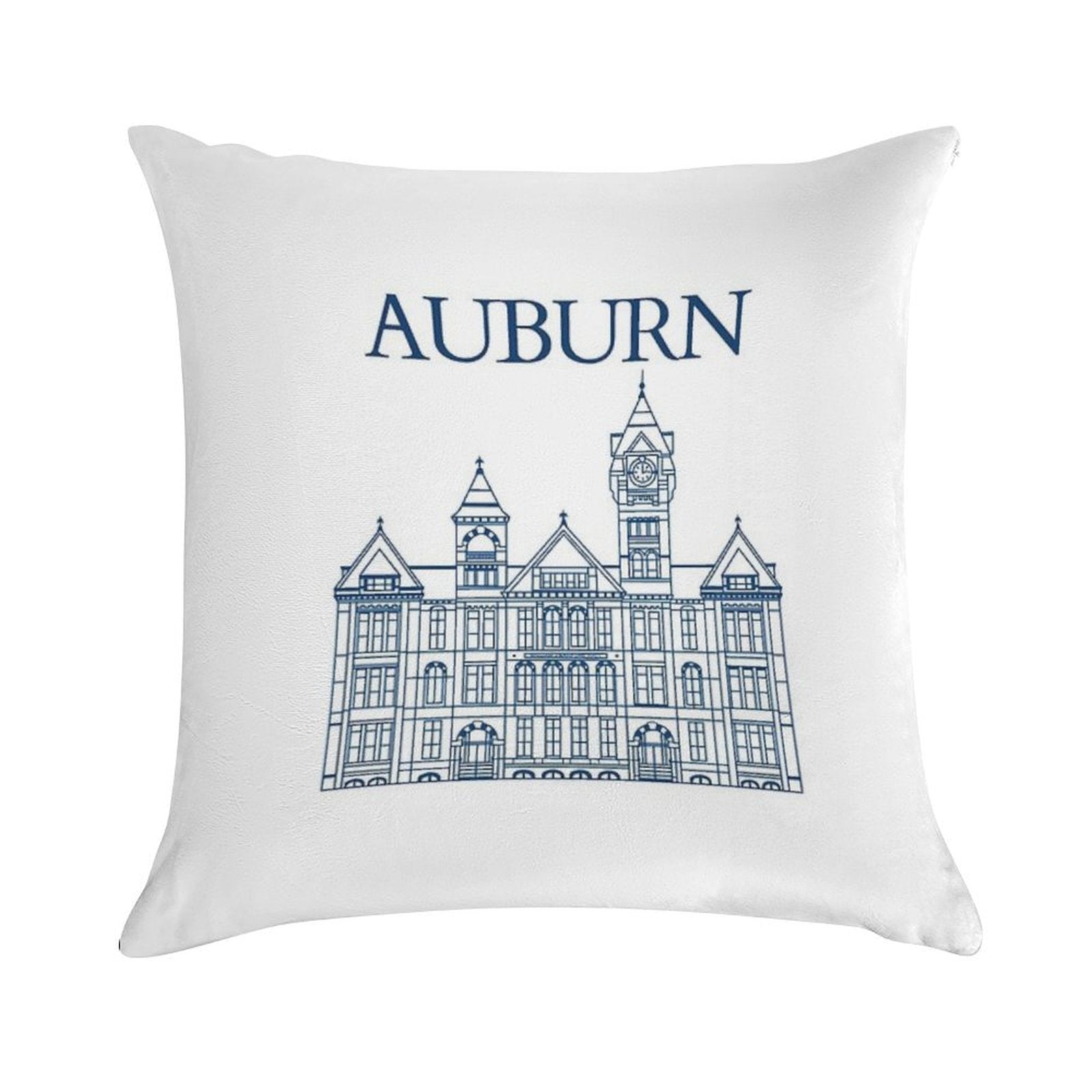 Samford Hall Soft Decorative Cover Throw Pillow