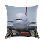 Qantas A380 Soft Skin-Friendly Throw Pillow