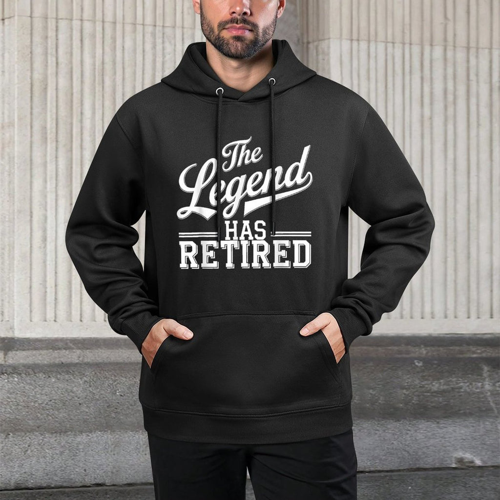 Retirement Art For Men Women Retired Dad Gag Idea Retirement Casual Wear Hoodie