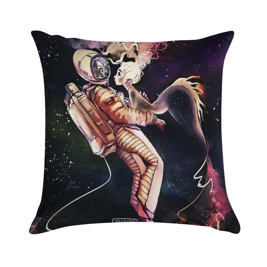 Space Mermaid Soft Warmth Comfort Throw Pillow