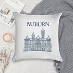 Samford Hall Soft Decorative Cover Throw Pillow