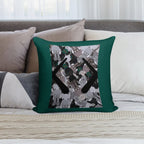 Hidden Black T Soft Decorative Cover Throw Pillow