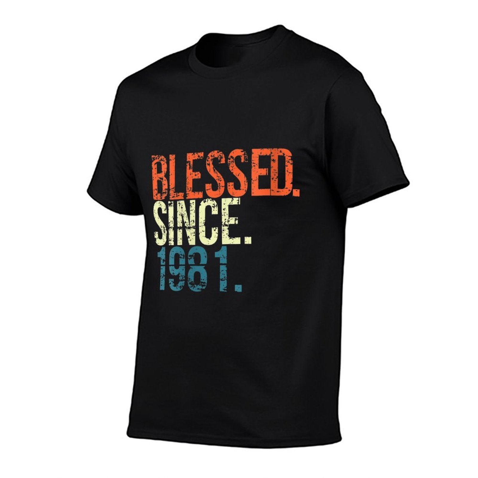 Womens Blessed Since 1981 40th Birthday Gifts Vintage  Eco-friendly Material T-Shirt