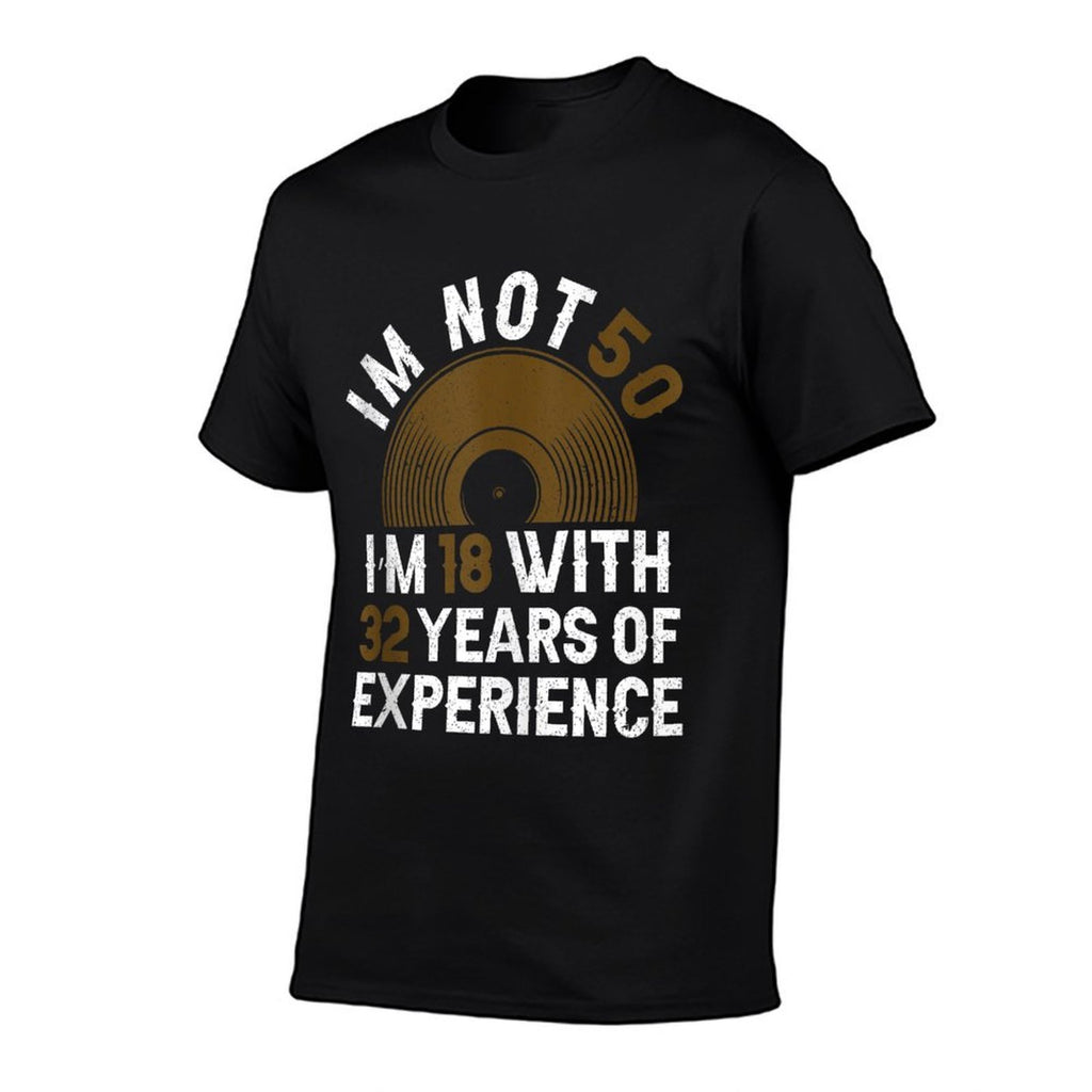 Years Of Experience - Funny 50th Birthday 50 Year Old  Oversized Silhouette T-Shirt