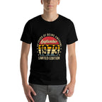 50 Year Old Awesome Since September 1973 50th Birthday  Cotton T-Shirt