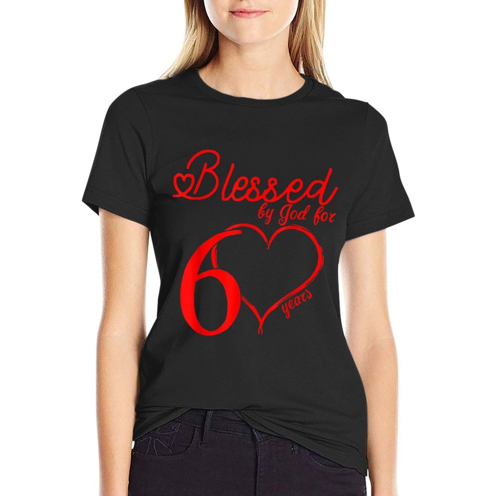 Vintage Blessed by God for 60 Years Happy 60th Birthday  Quick-drying T-Shirt