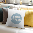 ENDI GULLS Soft Durable Construction Throw Pillow