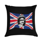 God Save The Queen (HQ) Soft Hidden Zipper Throw Pillow