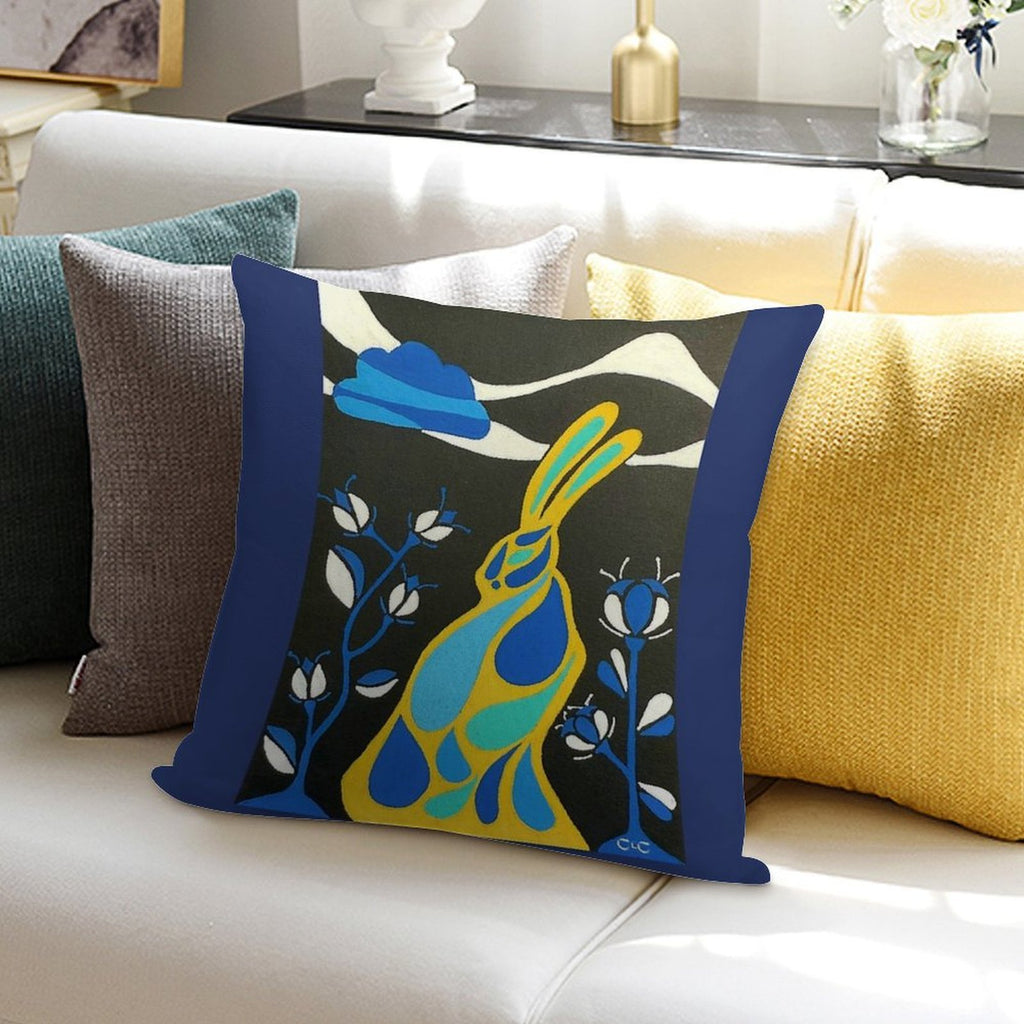 The Linköping Hare Soft Easy Maintenance Throw Pillow