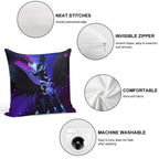 Nightmare Moon Soft Anti-Pilling Throw Pillow