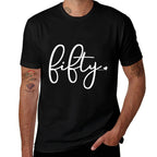 50th Birthday Gift Ideas for Her  Fifty Design Party Women  Classic T-Shirt