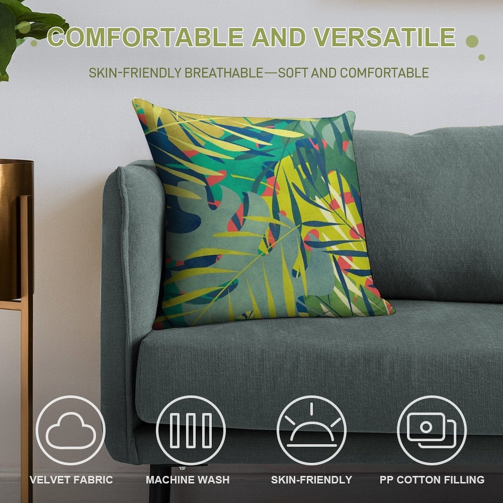 Eden Soft Easy Maintenance Throw Pillow