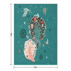 Lovely Forest Gift-ready Throw Blanket
