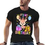 Its My 21st Birthday Deer  Breathable T-Shirt