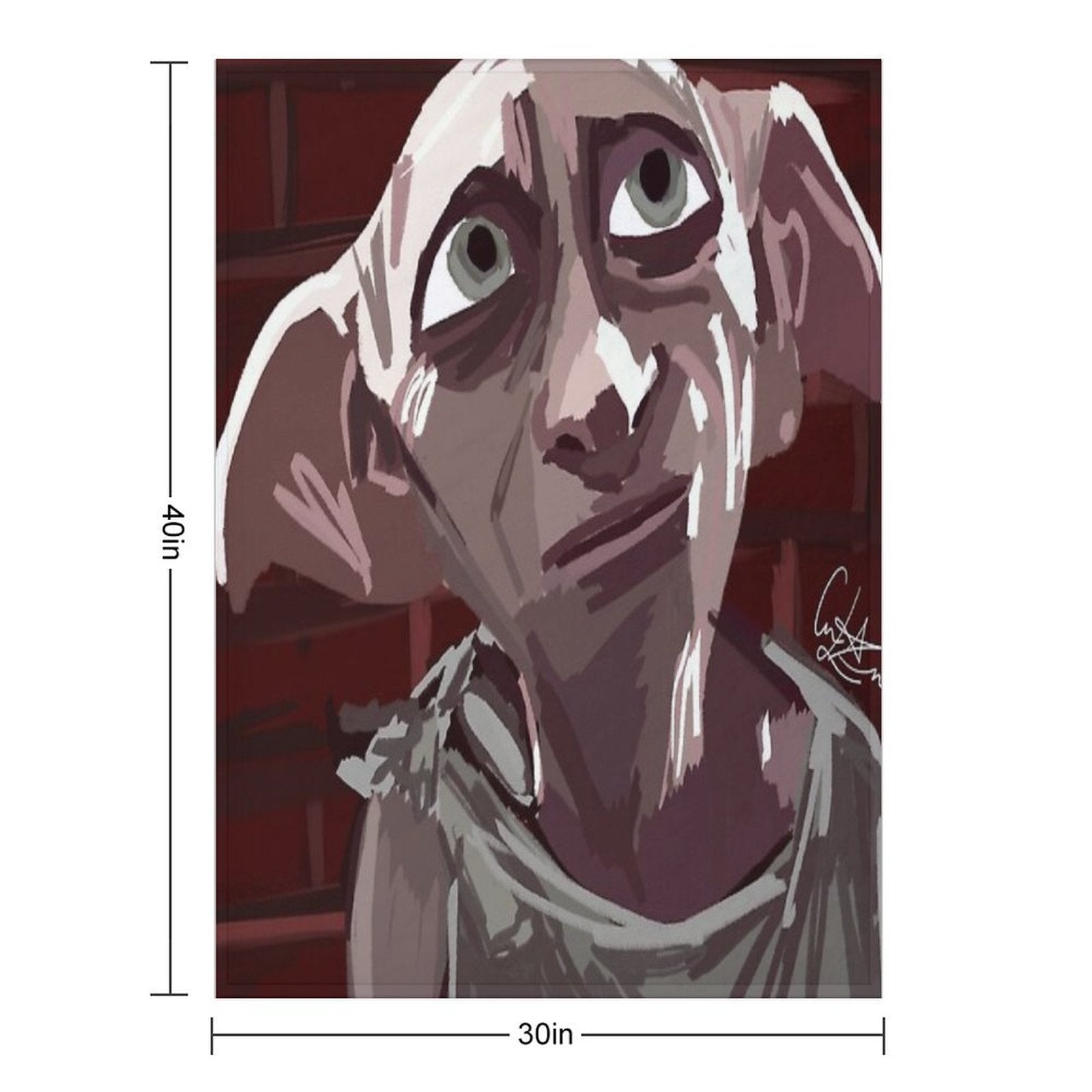 Dobby Is Free! Velvety-soft Throw Blanket