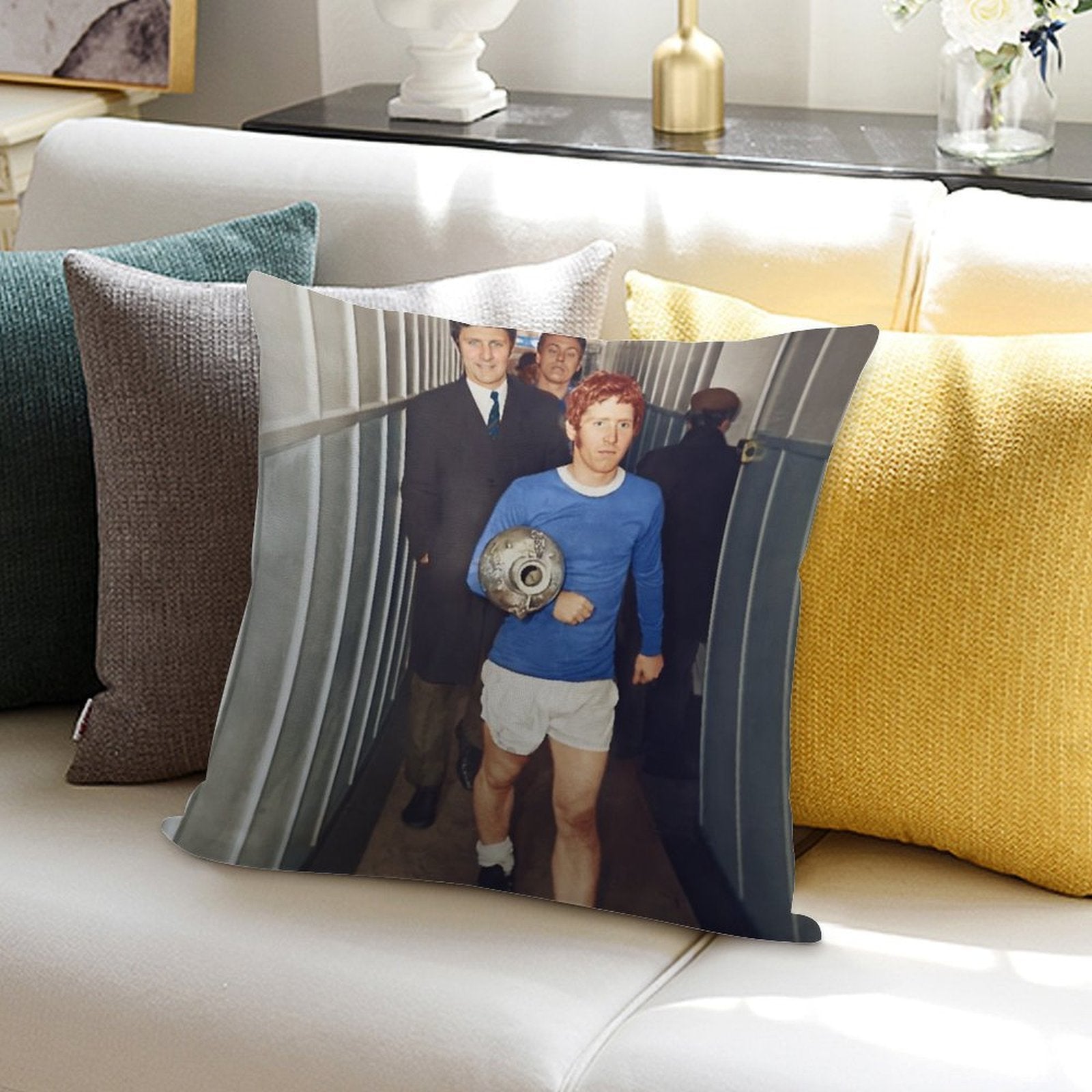 Alan Ball Toffees Legend Soft Washable Throw Pillow