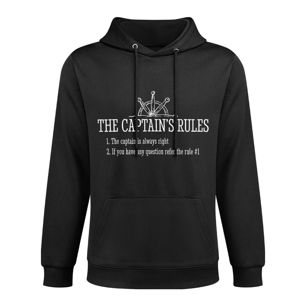 Boat Rules Funny Sayings Sailing Sail Boats Machine Washable Hoodie
