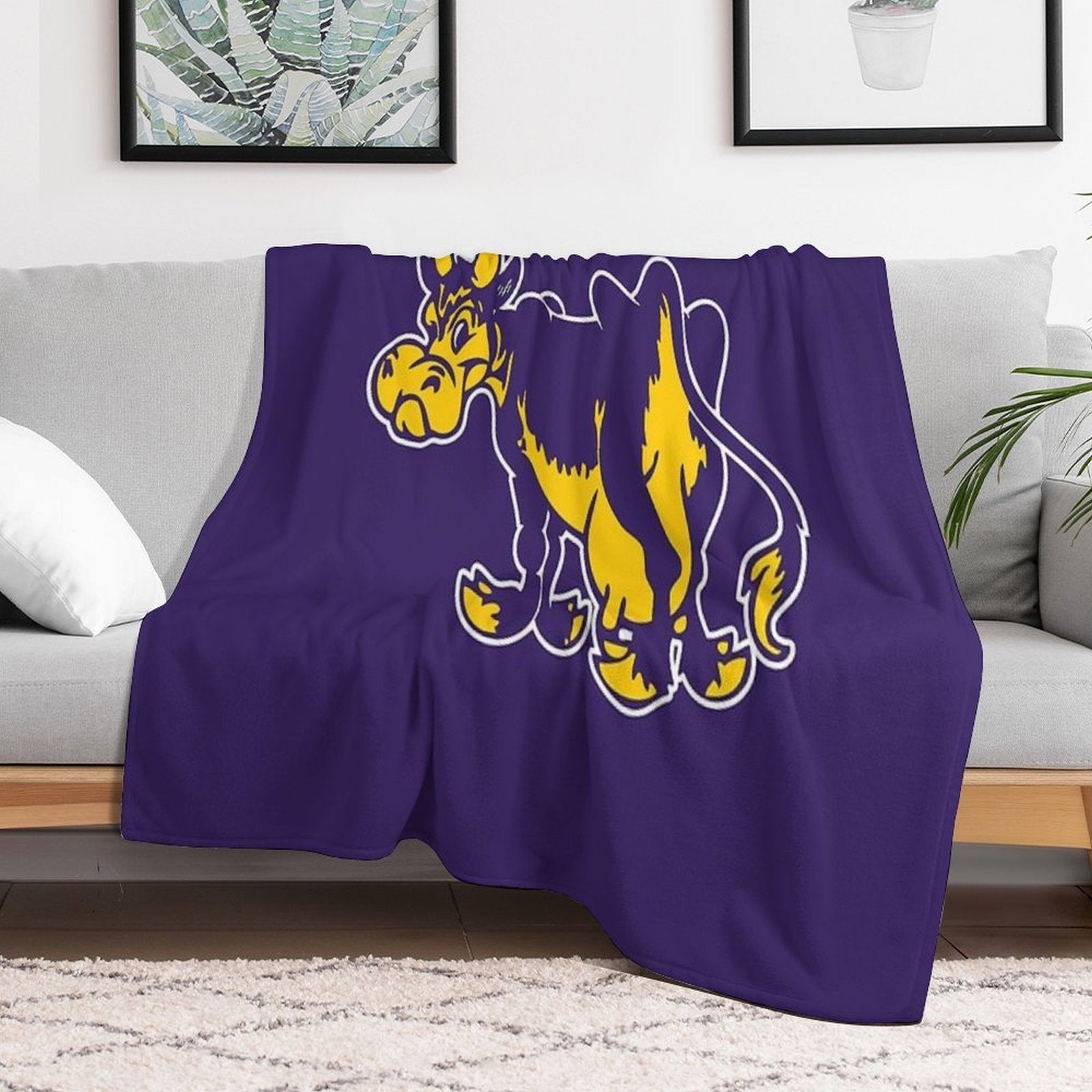 Williams College Ephs Easy Care Throw Blanket