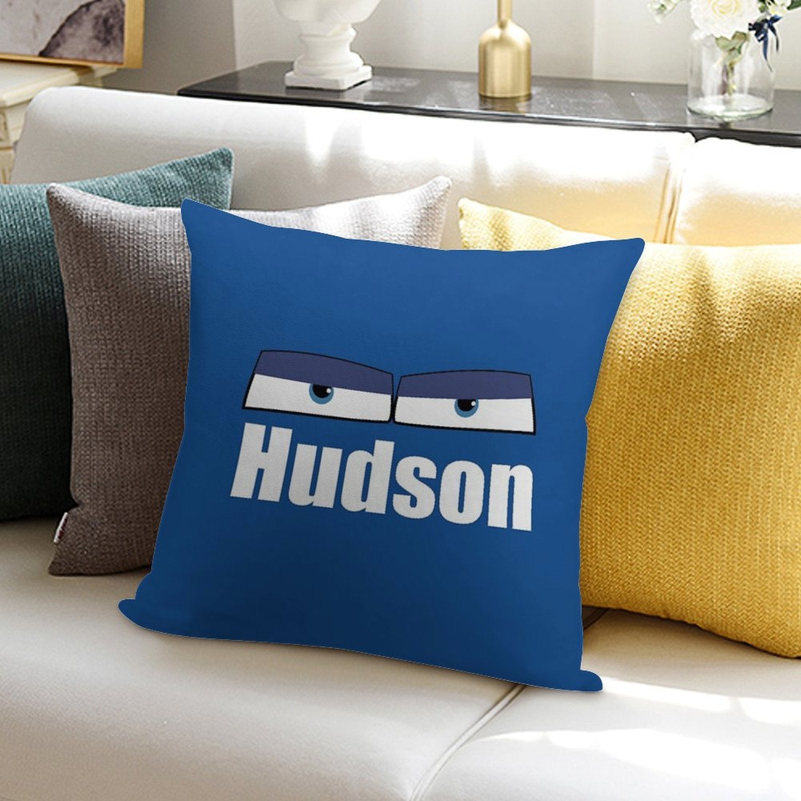Fabulous Hudson Hornet Soft Easy Maintenance Throw Pillow