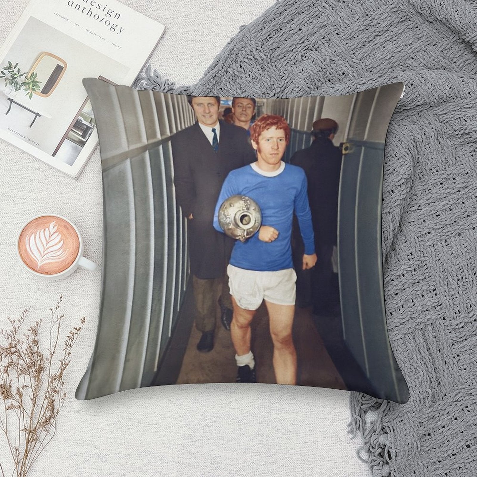 Alan Ball Toffees Legend Soft Washable Throw Pillow