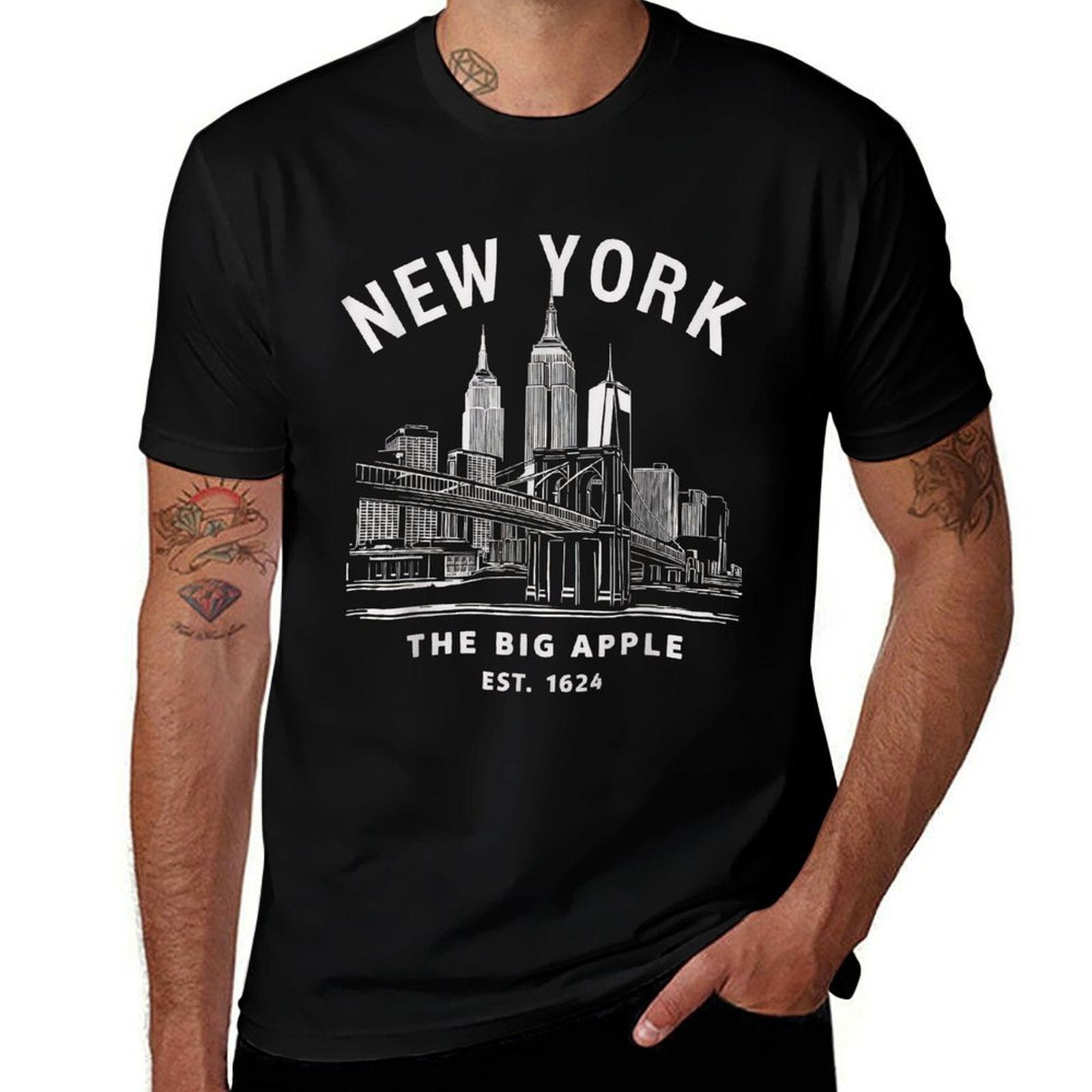 New York Gifts For Men Women NY City Vintage Sport Urban NYC  Breathable T-Shirt