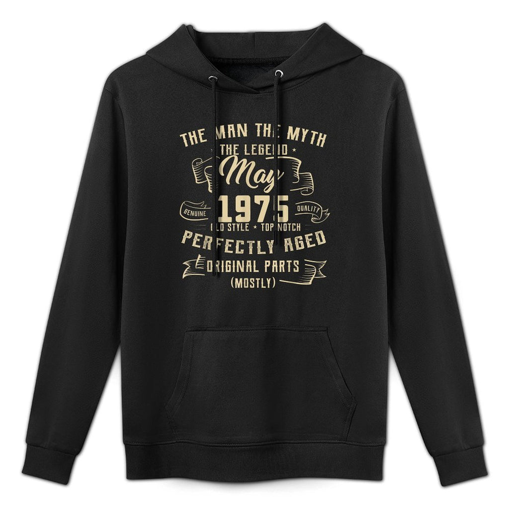 Man Myth Legend May 1975 50th Birthday 50 Yrs Old Versatile Streetwear Hoodie