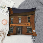 Henderson's Relish Old Building Soft Multiple Sizes Throw Pillow