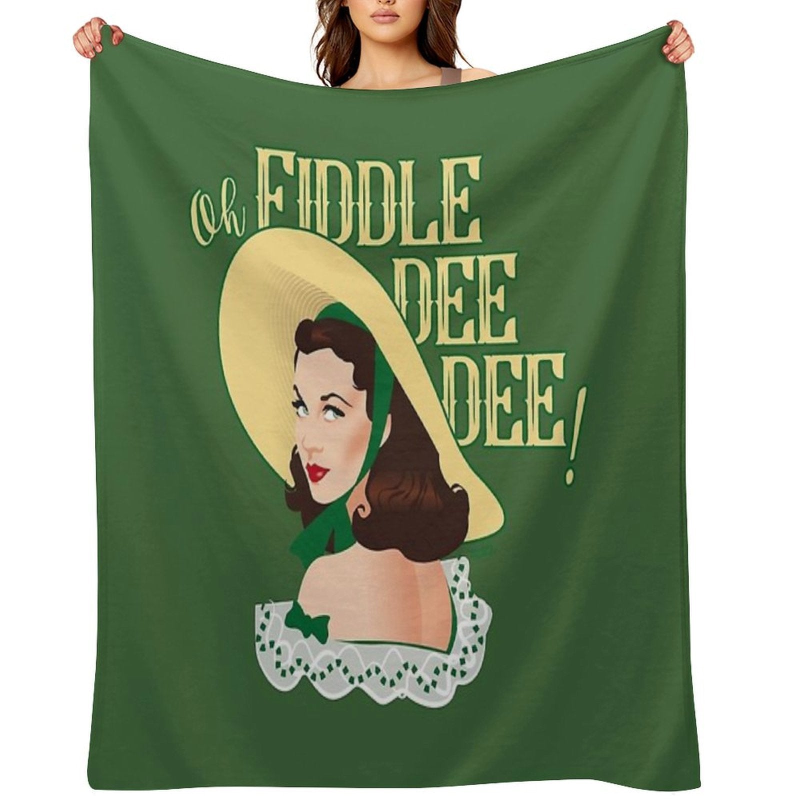Fiddle-dee-dee! Quick-dry Throw Blanket