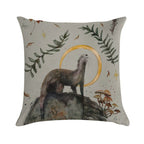 Otter And Her Treasures Soft Warmth Comfort Throw Pillow