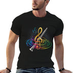 Treble Clef Clarinet  Moisture-wicking T-Shirt