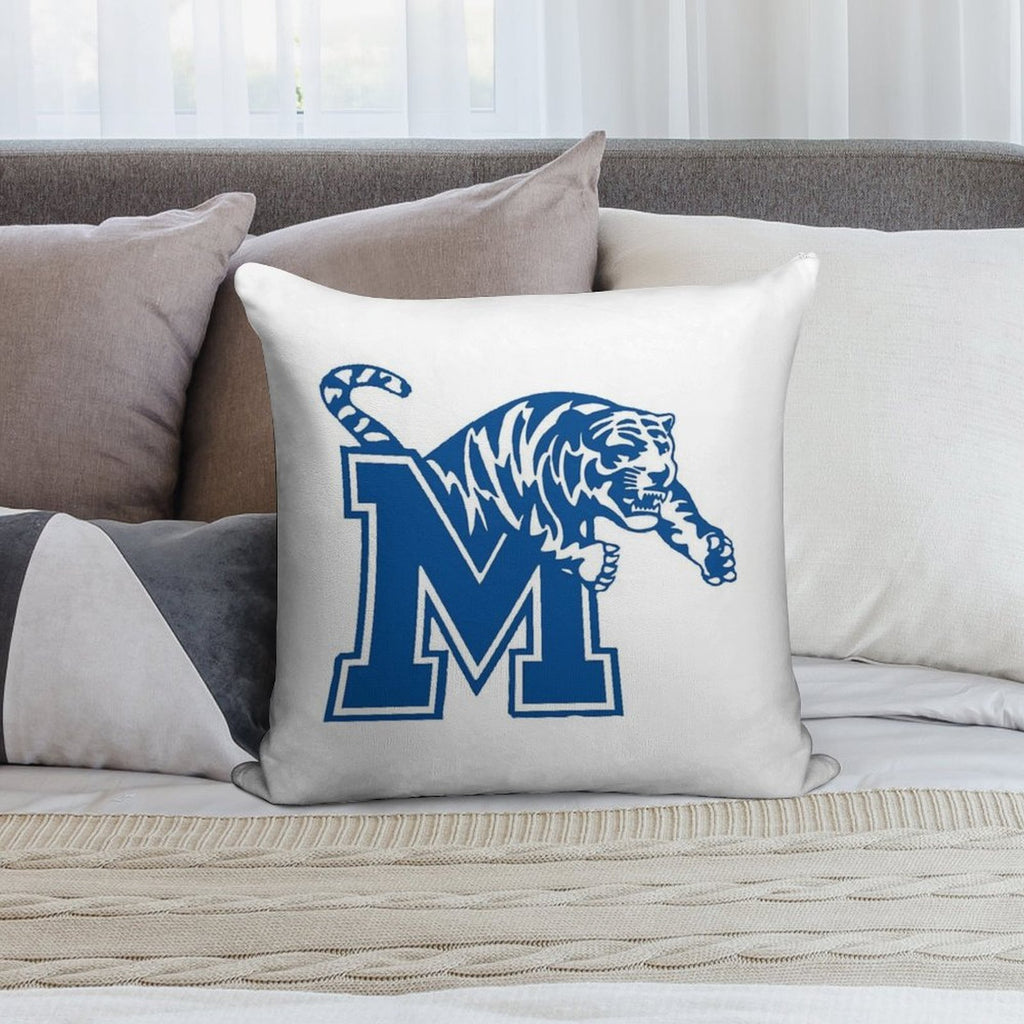 Memphis Tigers Soft Decorative Cover Throw Pillow