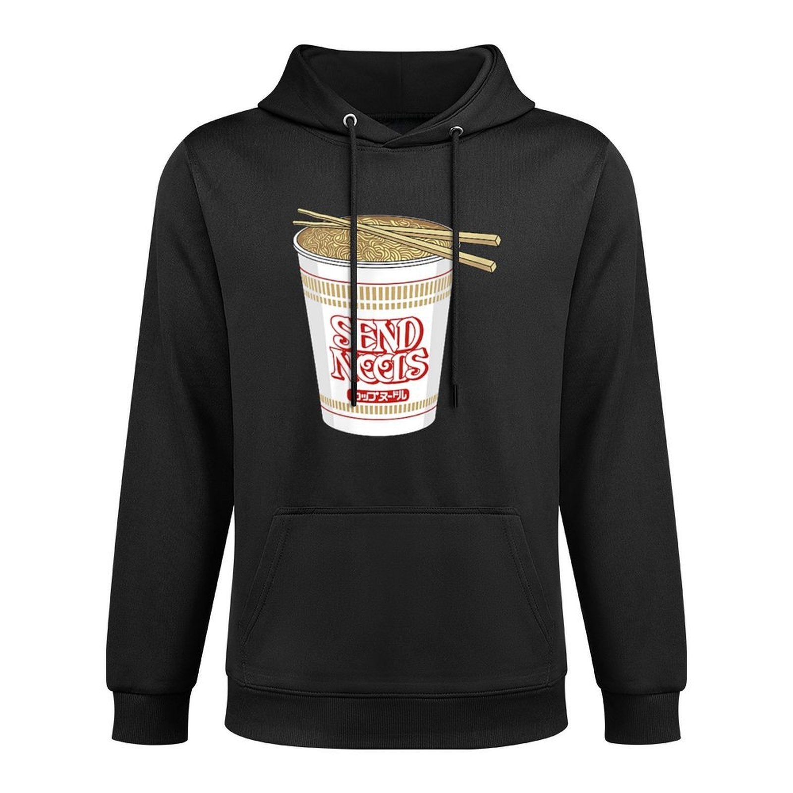 Send Noods Noodle Funny Meme Colorfast Hoodie
