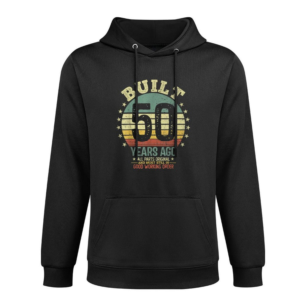 Built 50 Years Ago All Parts Original Funny 50th Birthday Medium-Weight Fabric Hoodie