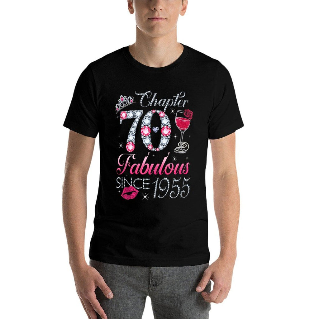 Chapter 70 Fabulous Since 1955 70Th Birthday Gift For Women  High-quality Stitching T-Shirt