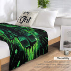 Creeper Explosion 2 Sustainable Throw Blanket