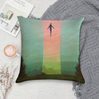 Be Careful Soft Hidden Zipper Throw Pillow