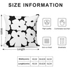 Warhol Flowers Soft Ultra-Soft Texture Throw Pillow