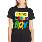 Im The Birthday Boy Game Gaming Family Matching  Fade-proof Color T-Shirt