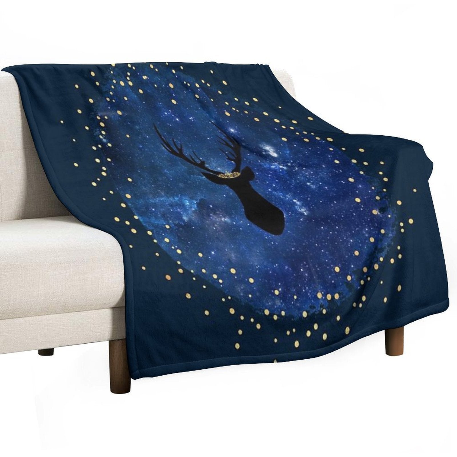 The Stag of Stars Anti-pilling Throw Blanket