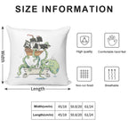 Kraken in The Tub Soft Durable Construction Throw Pillow