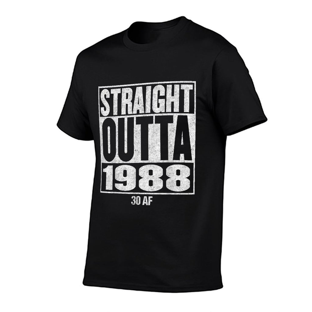30th Birthday STRAIGHT OUTTA 1988 30 AF  Vintage-inspired T-Shirt