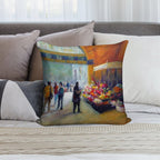 Under The Clocks (Flinders Street Station - Melbourne) Soft Skin-Friendly Throw Pillow