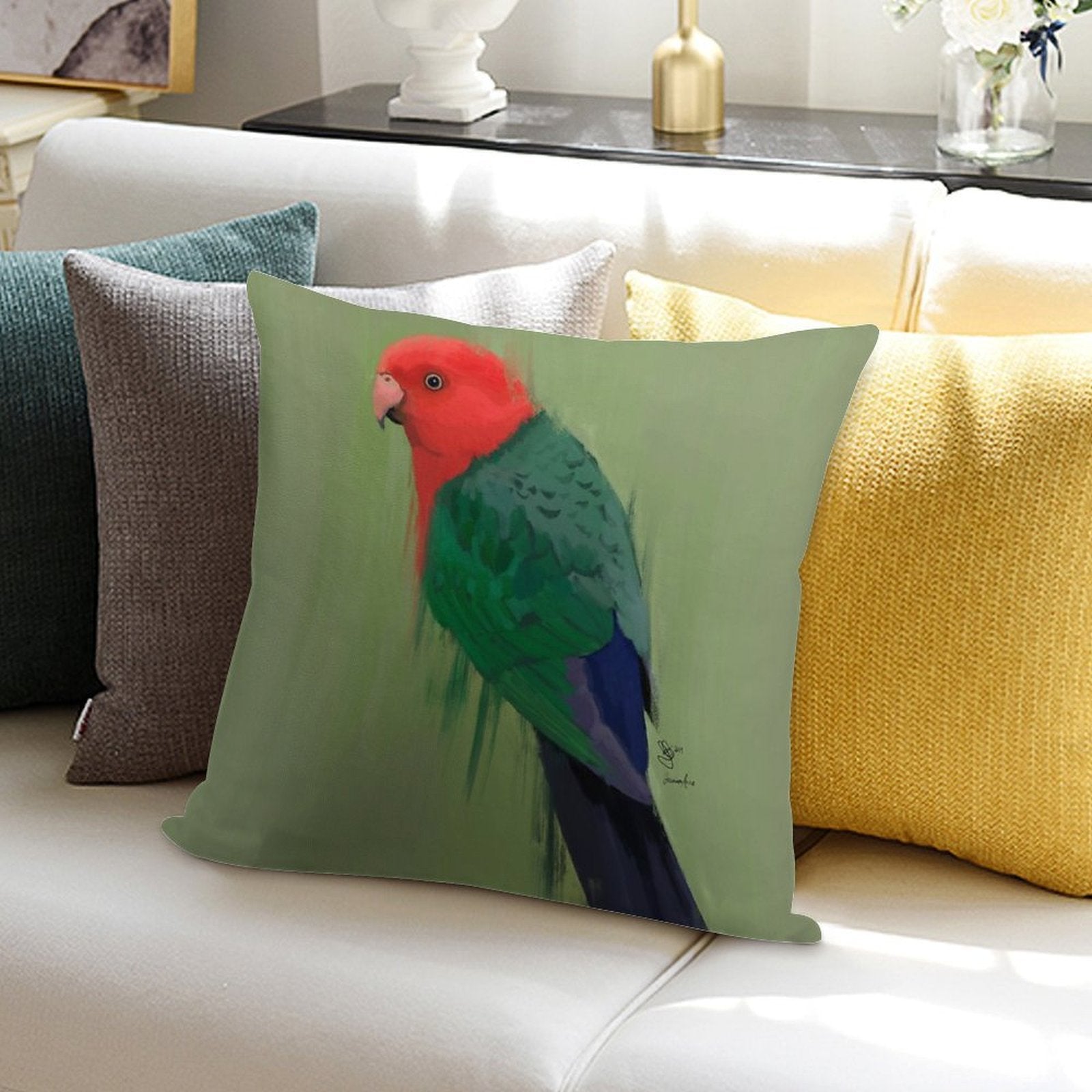 Elvis Soft Shrink-Resistant Throw Pillow