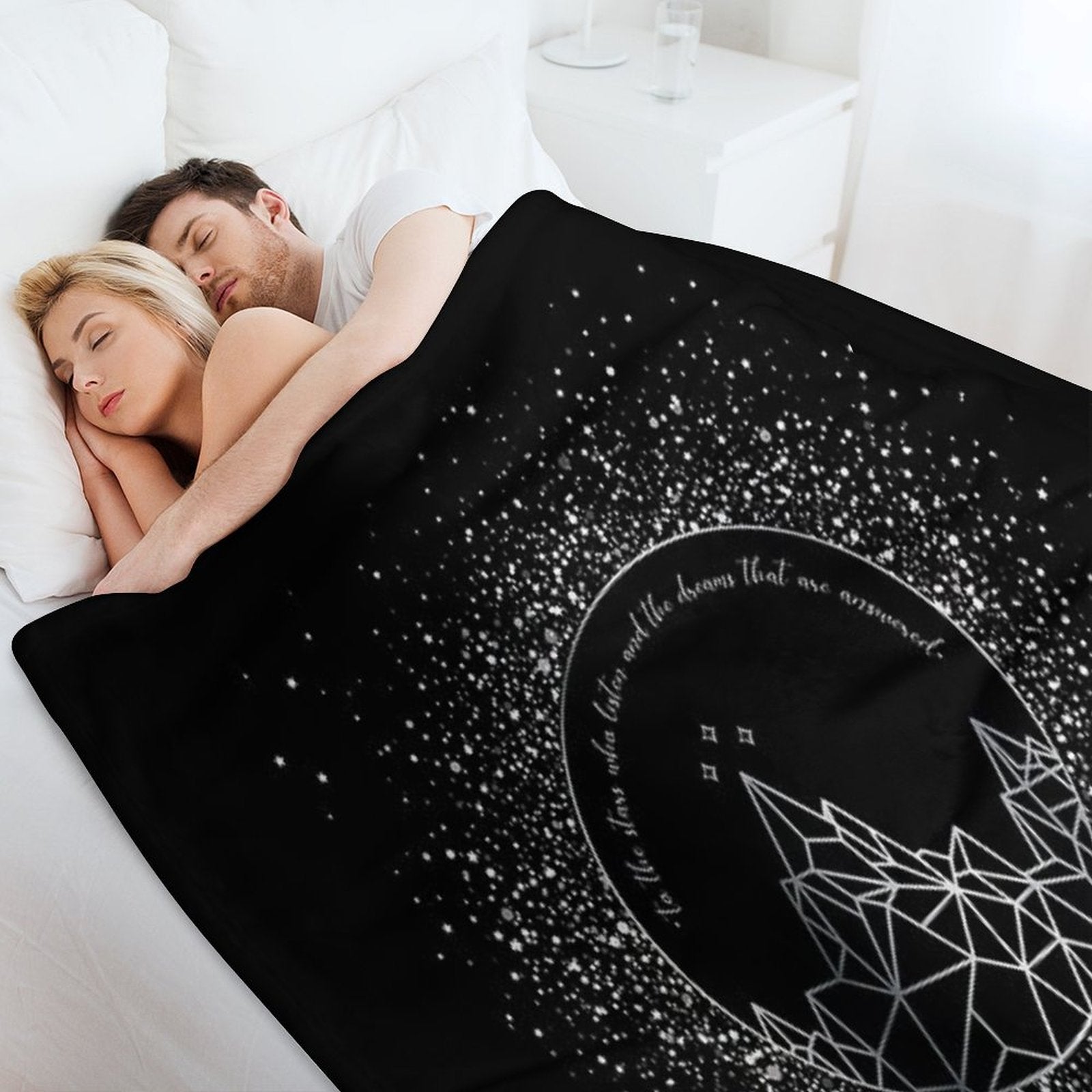 To The Stars Who Listen, And The Dream That Are Answered Lightweight Throw Blanket