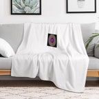 Queer Light Mandala  Radiant Rainbow Pride Art of Strength & Spirit Wrinkle-free Throw Blanket
