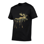 Elk Mountains Hiking Camping Alaska Nature Lovers  Heathered Texture T-Shirt
