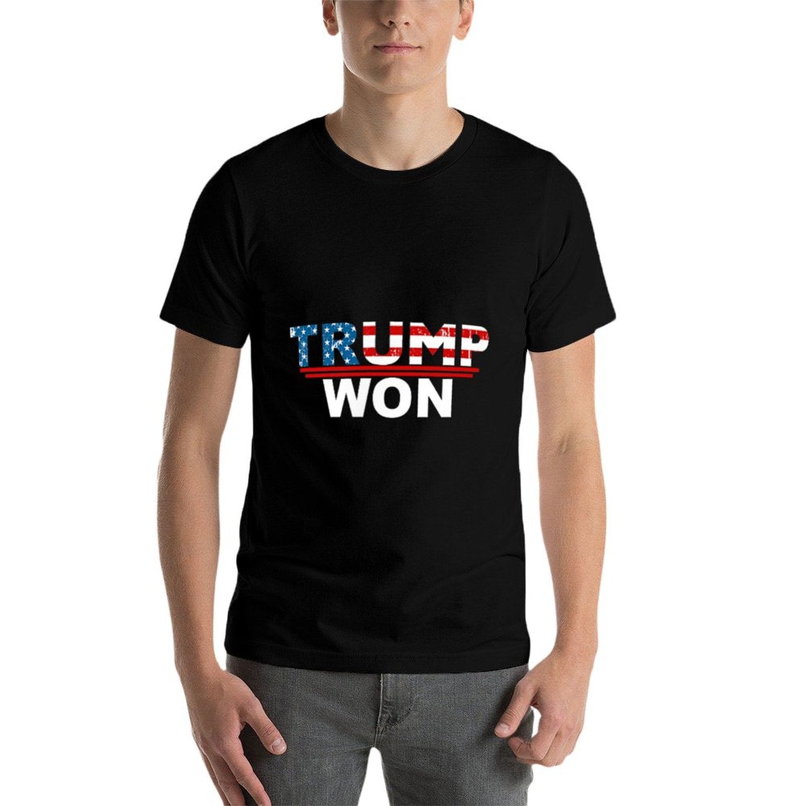 (Both Side) Funny Trump Won Trump 4547th Waste Management  Durable T-Shirt