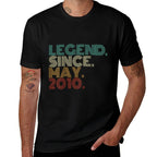15 Years Old Legend Since May 2010 15th Birthday  Tagless Design T-Shirt